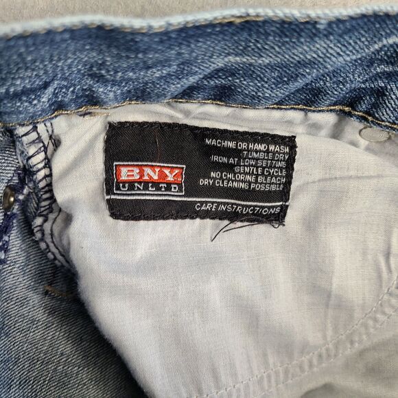 BNY‎ Unlimited Women's Jeans Size 30 (30x31) Blue Denim Mid Rise - Picture 5 of 11